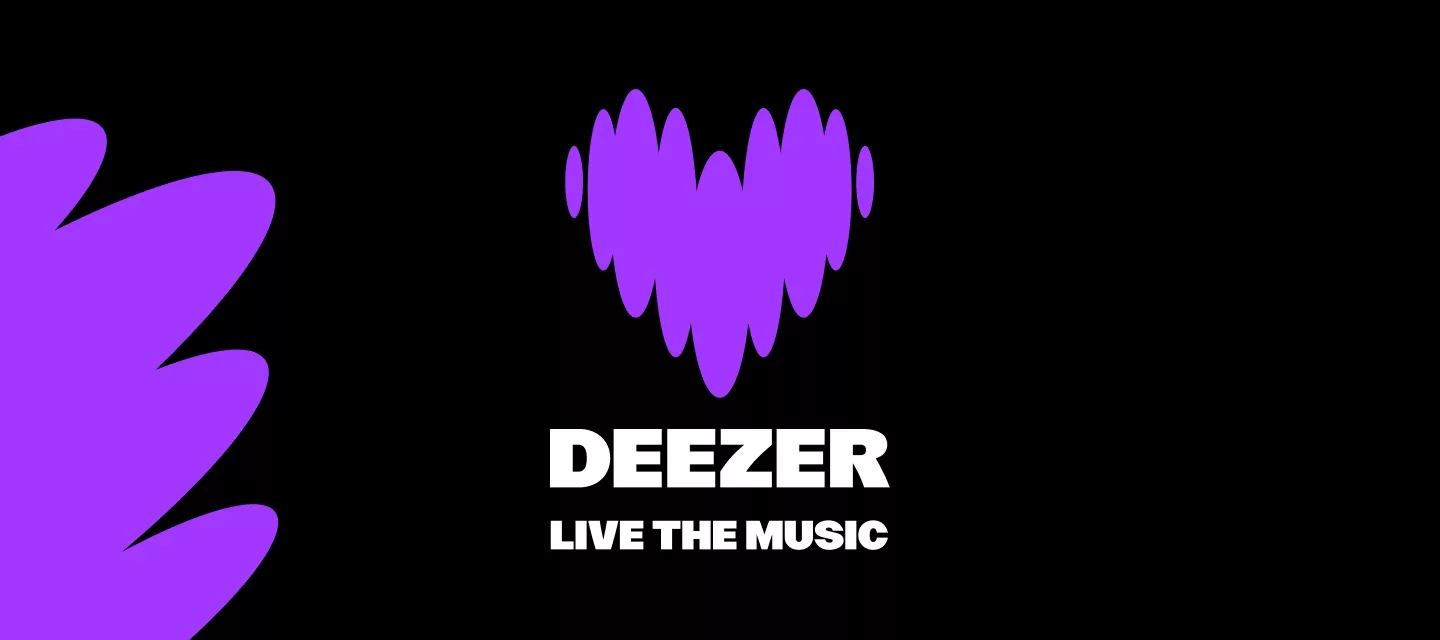 Bannière du nouveau logo Deezer